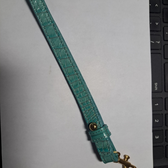 Brahmin Wristlet Strap soft aqua - Picture 4 of 7